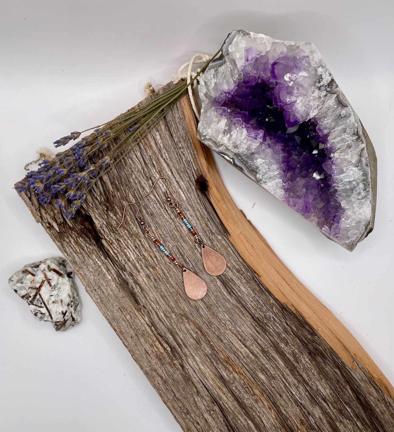 National Parks - Grand Canyon Copper Teardrop Earrings