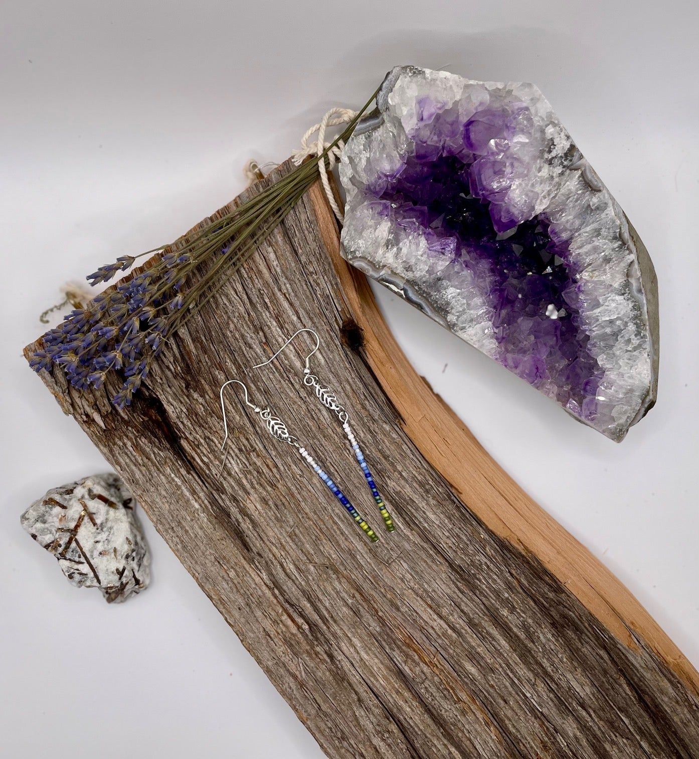 National Parks - Smoky Mountains Leaf Bar Earrings