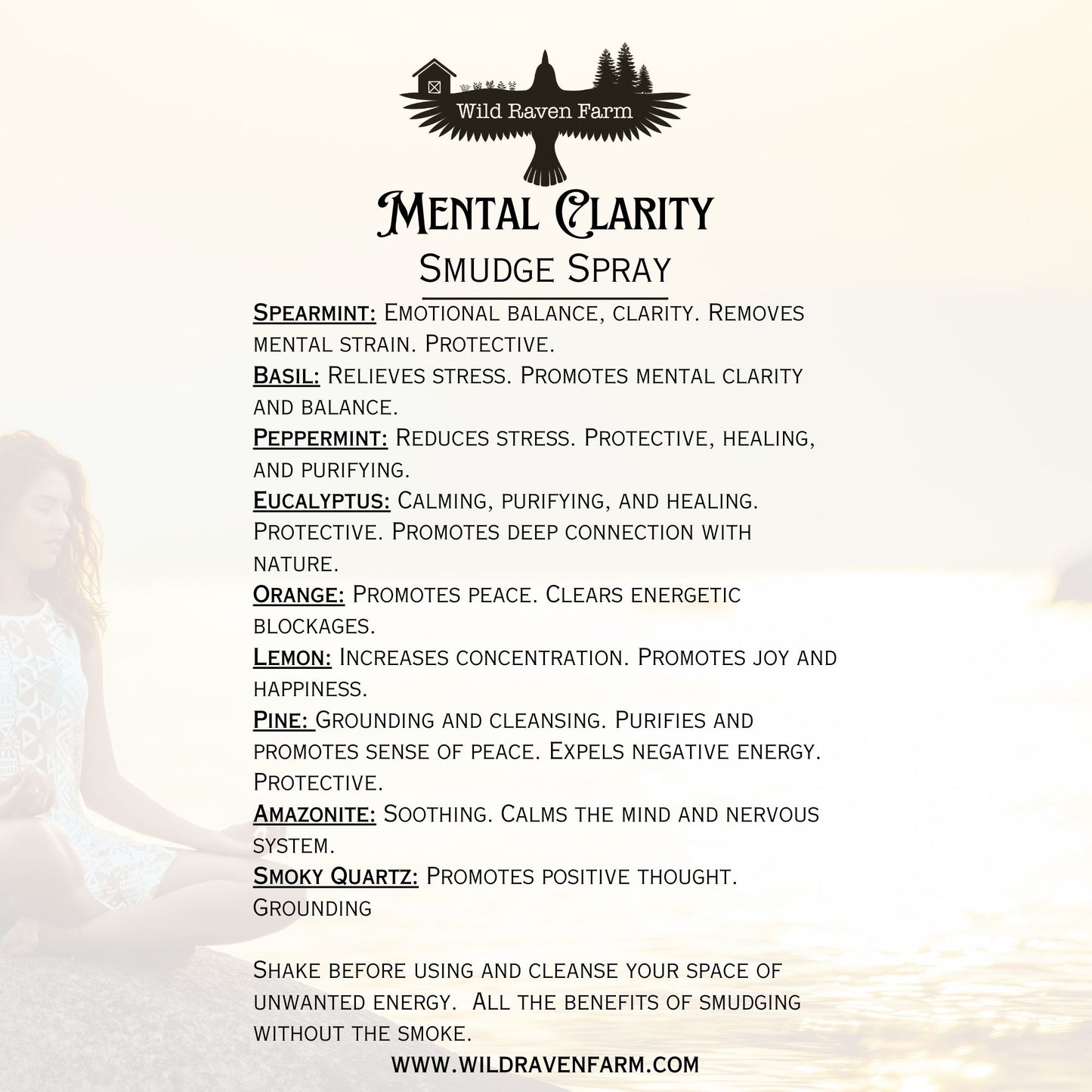 Smudge Spray - Mental Clarity