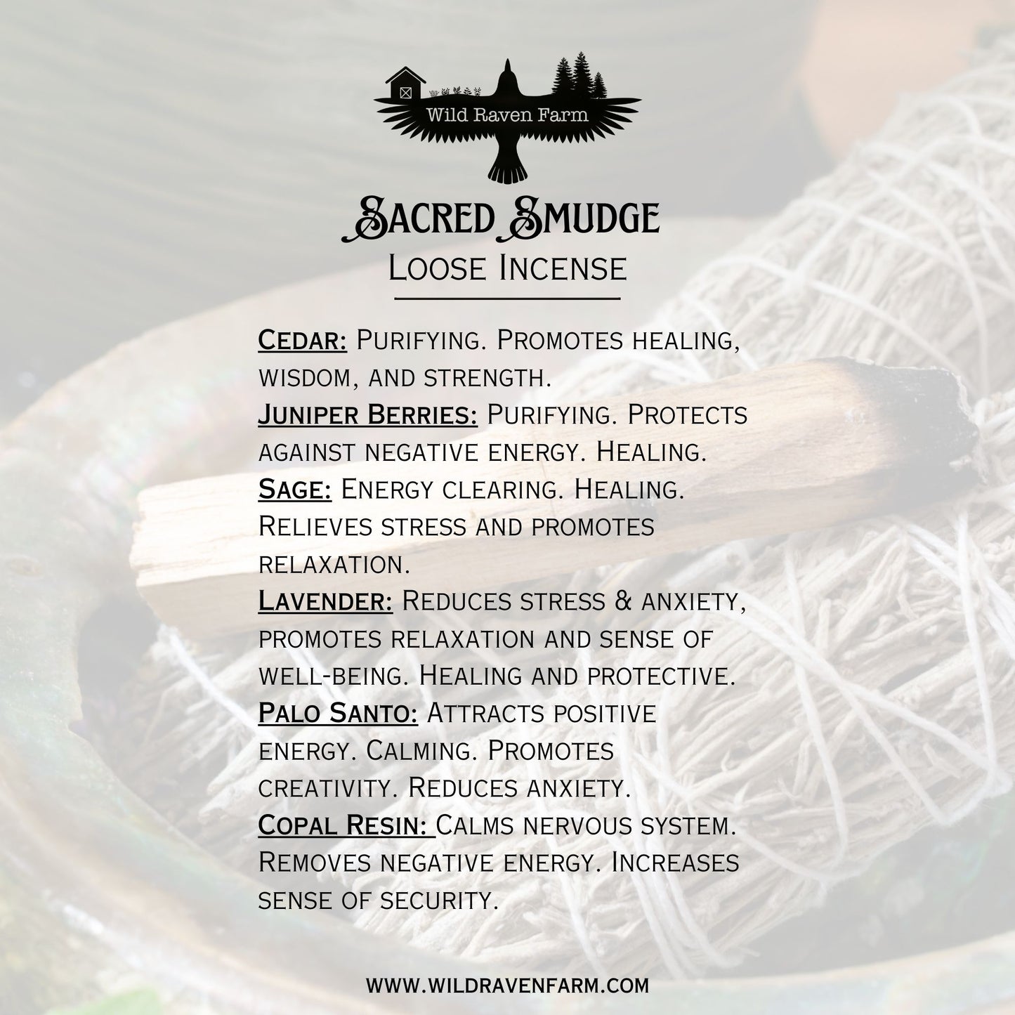 Loose Incense - Sacred Smudge