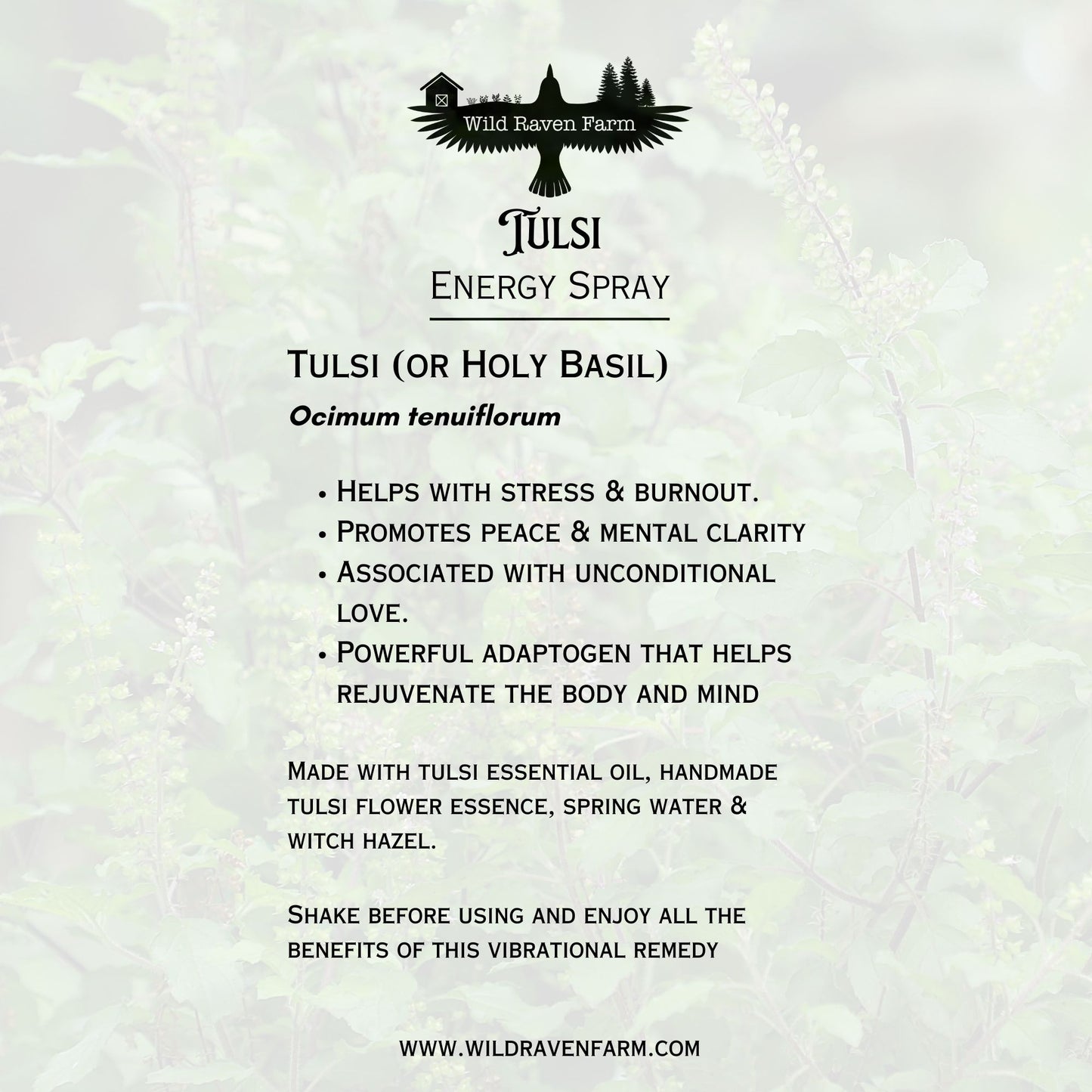 Energy Spray - Tulsi