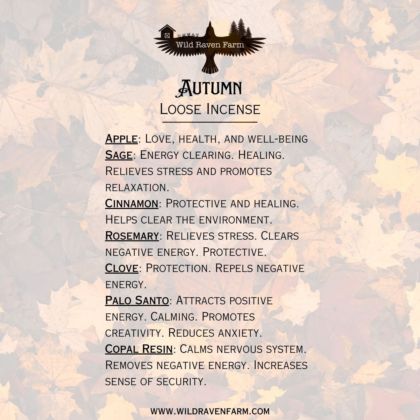 Loose Incense - Autumn