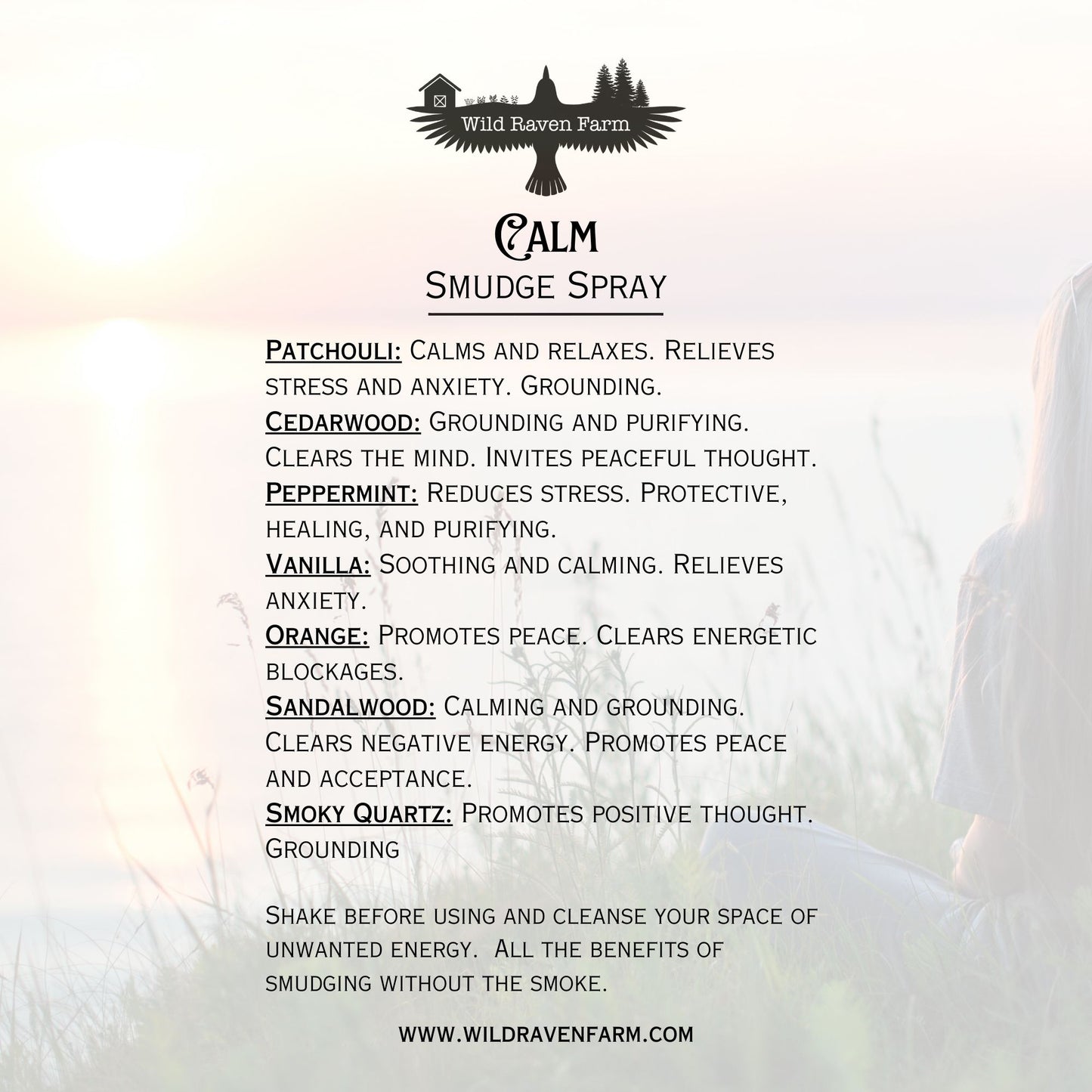 Smudge Spray - Calm