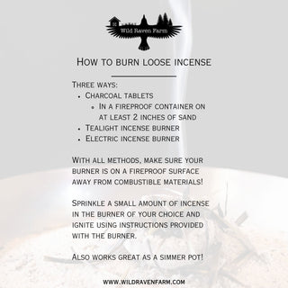 Loose Incense - Sacred Smudge