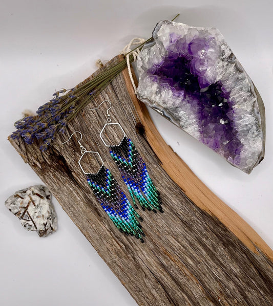 Dancing Skies - Fringe Earrings
