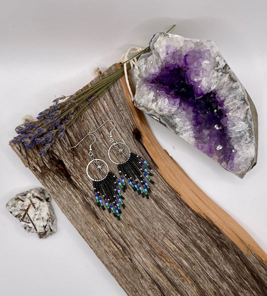 Dancing Skies - North Star Fringe Earrings