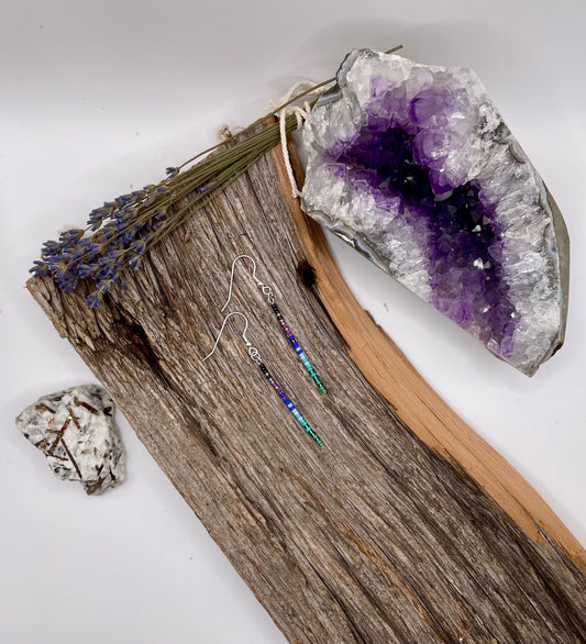 Dancing Skies - Bar Earrings