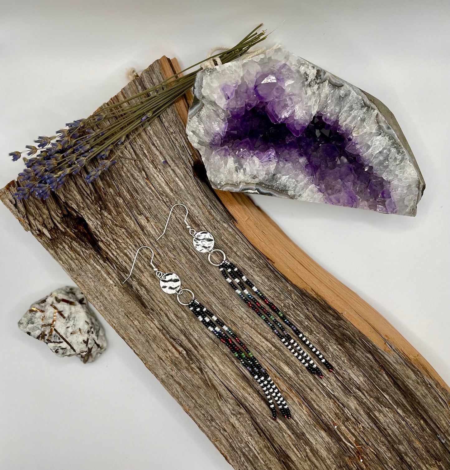 Loon - Circle Fringe Earrings