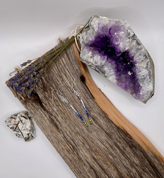 National Parks - Smoky Mountains Leaf Bar Earrings