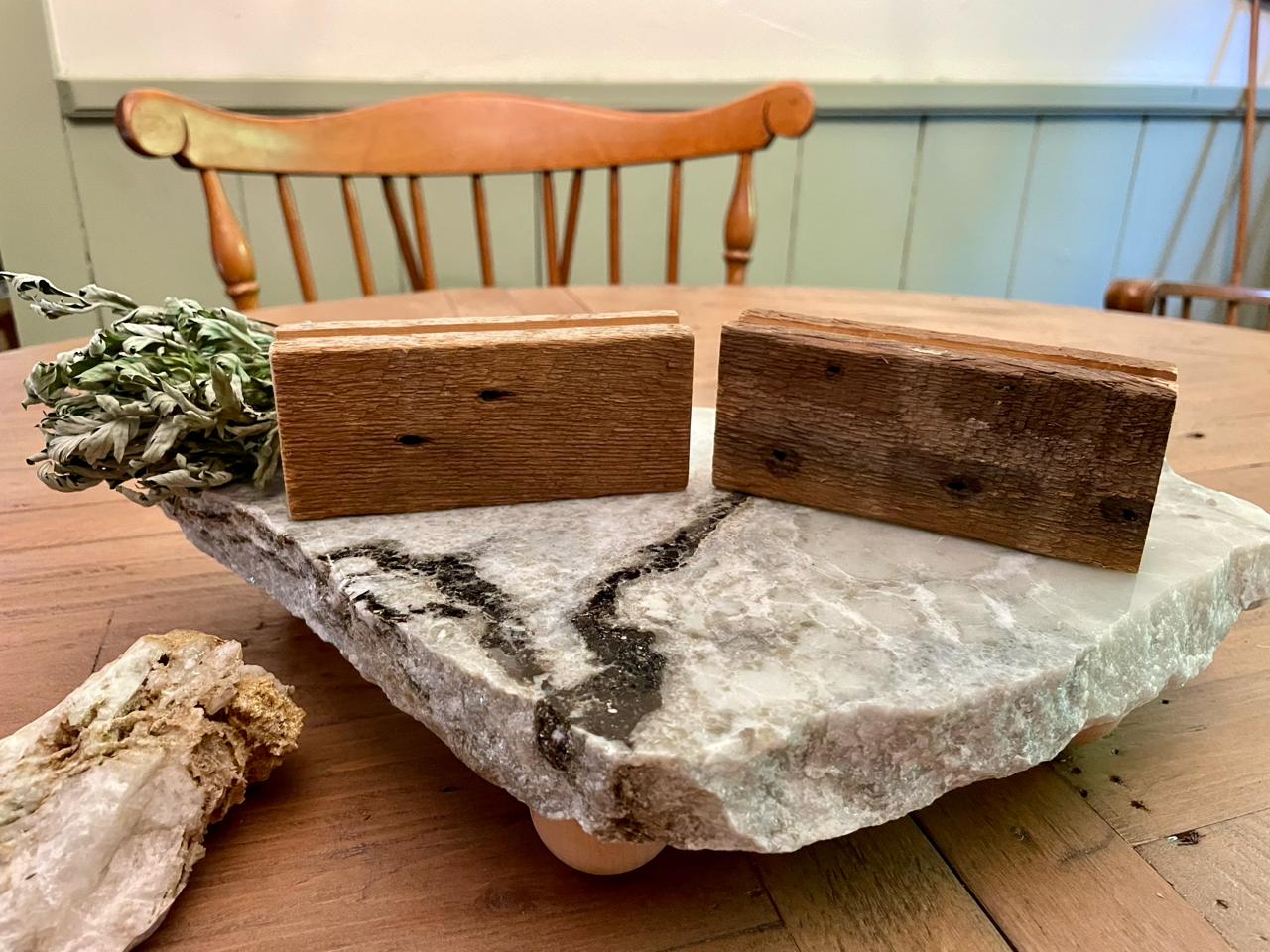 Barnwood Vinyl Record Holder