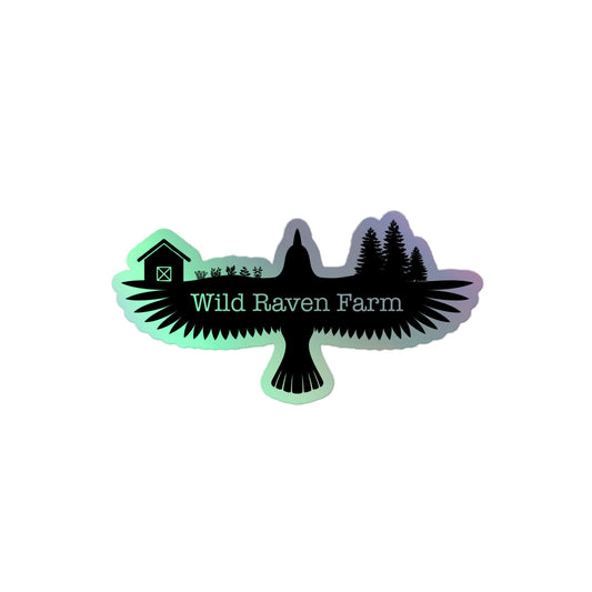 Wild Raven Farm Holographic Sticker