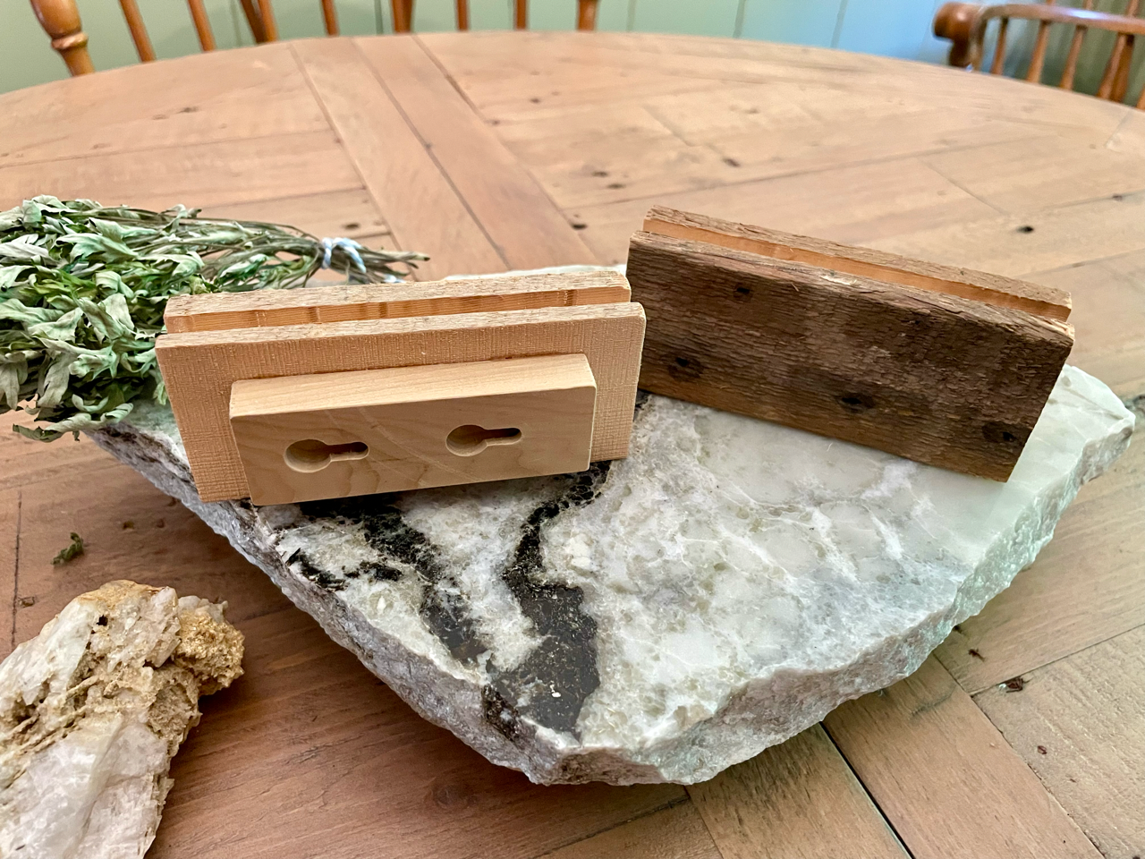 Barnwood Vinyl Record Holder
